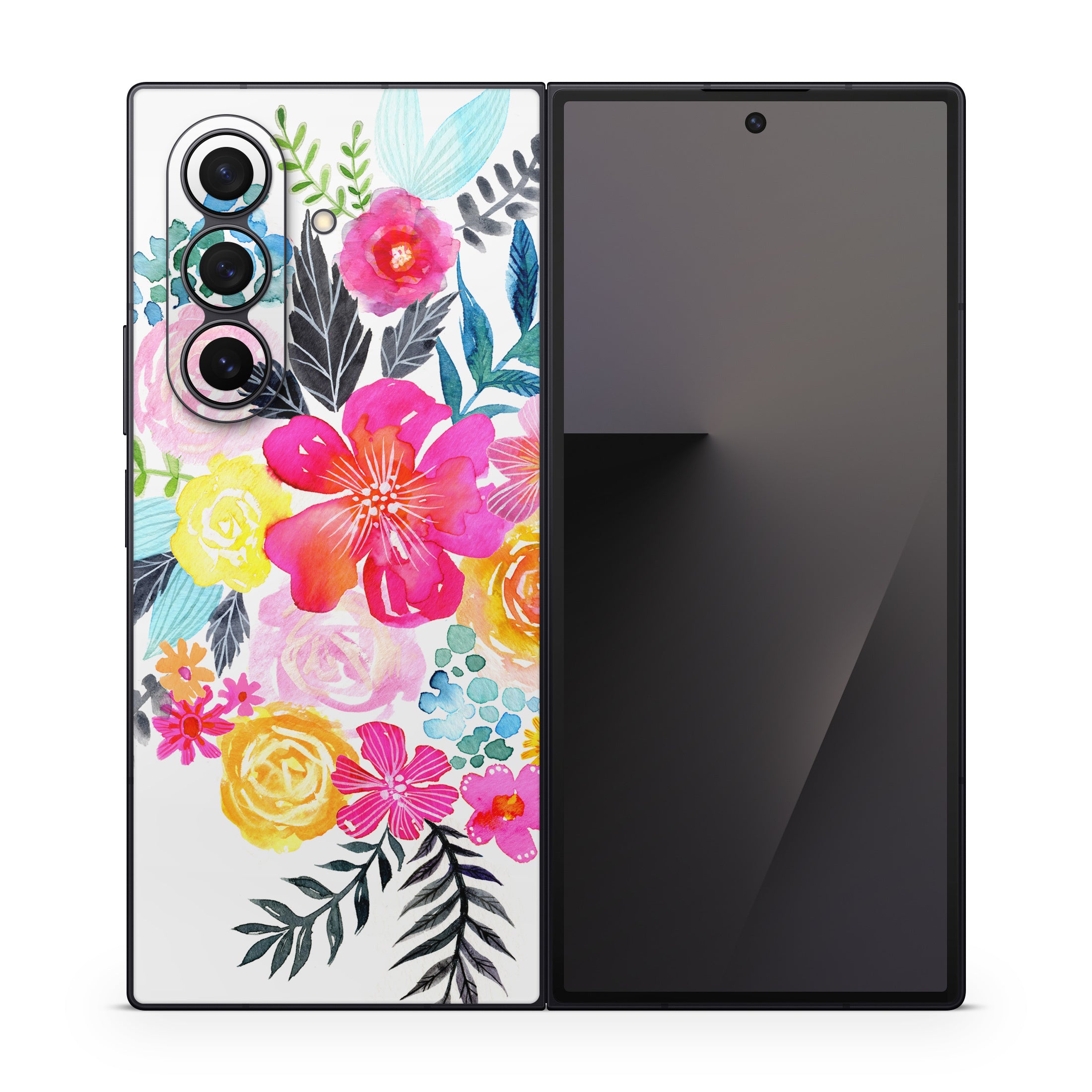 Pink Bouquet - Samsung Galaxy Z Fold7 Skin