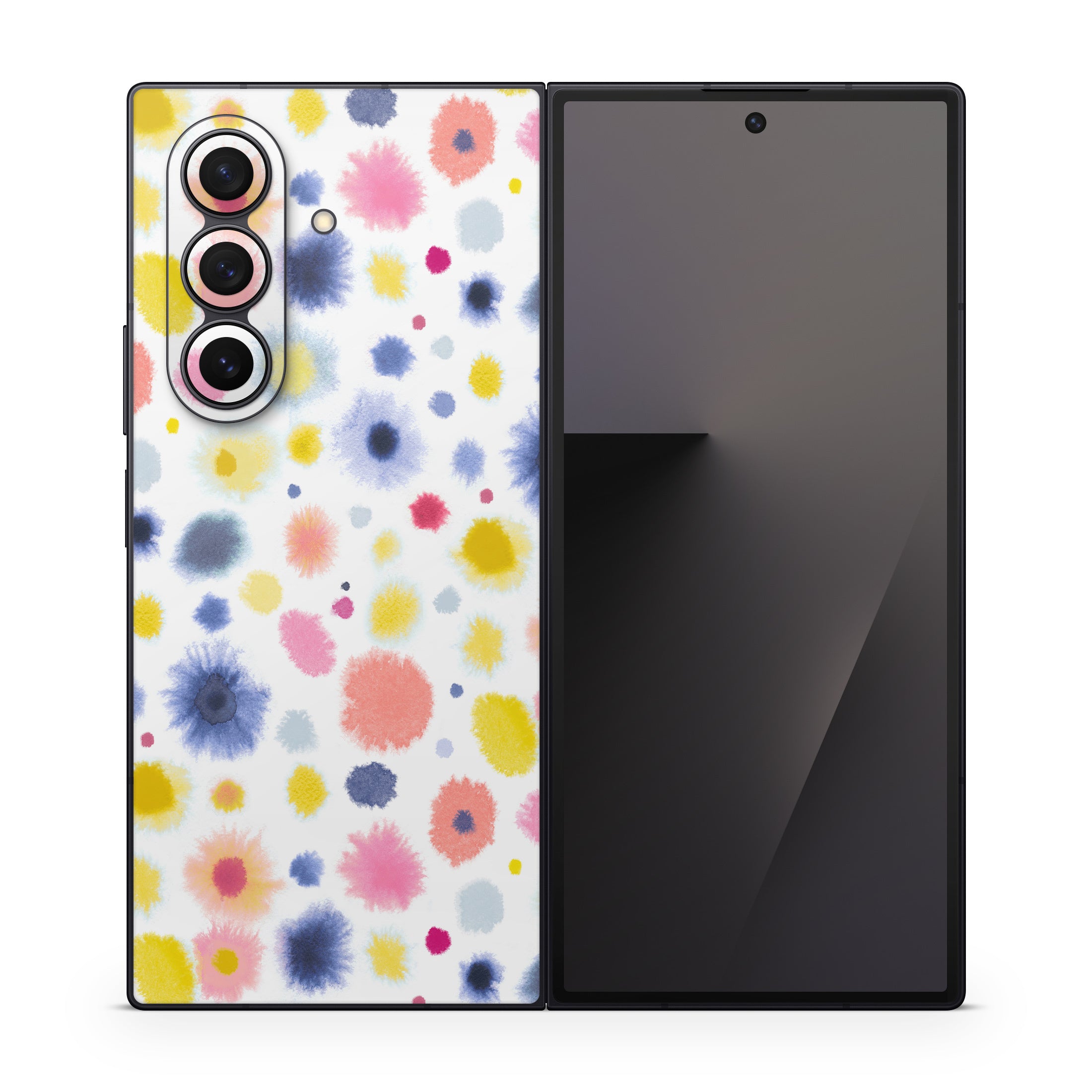 Red Blue Dots - Samsung Galaxy Z Fold7 Skin