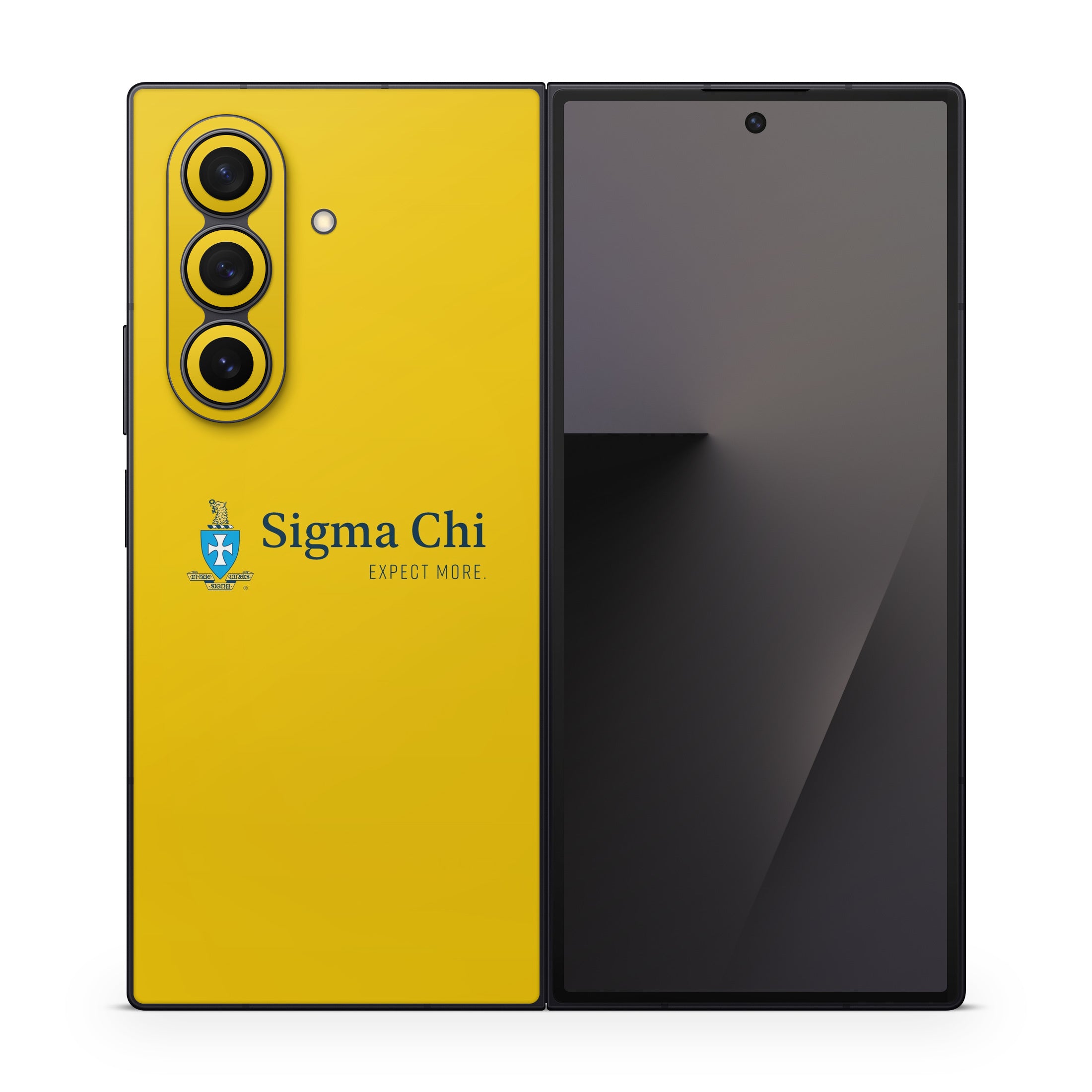 Sigma Chi Logo Gold - Samsung Galaxy Z Fold7 Skin