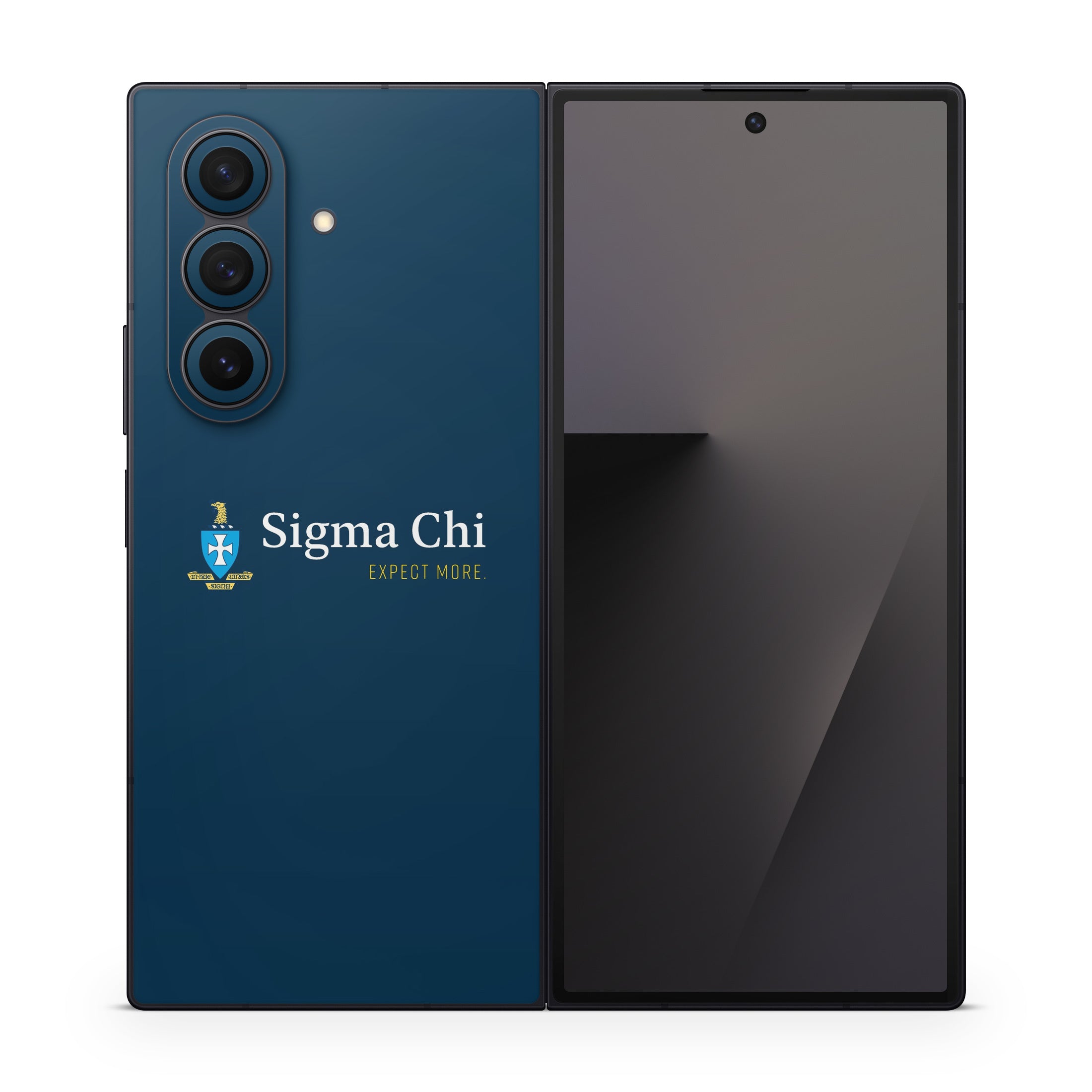 Sigma Chi Logo Navy - Samsung Galaxy Z Fold7 Skin