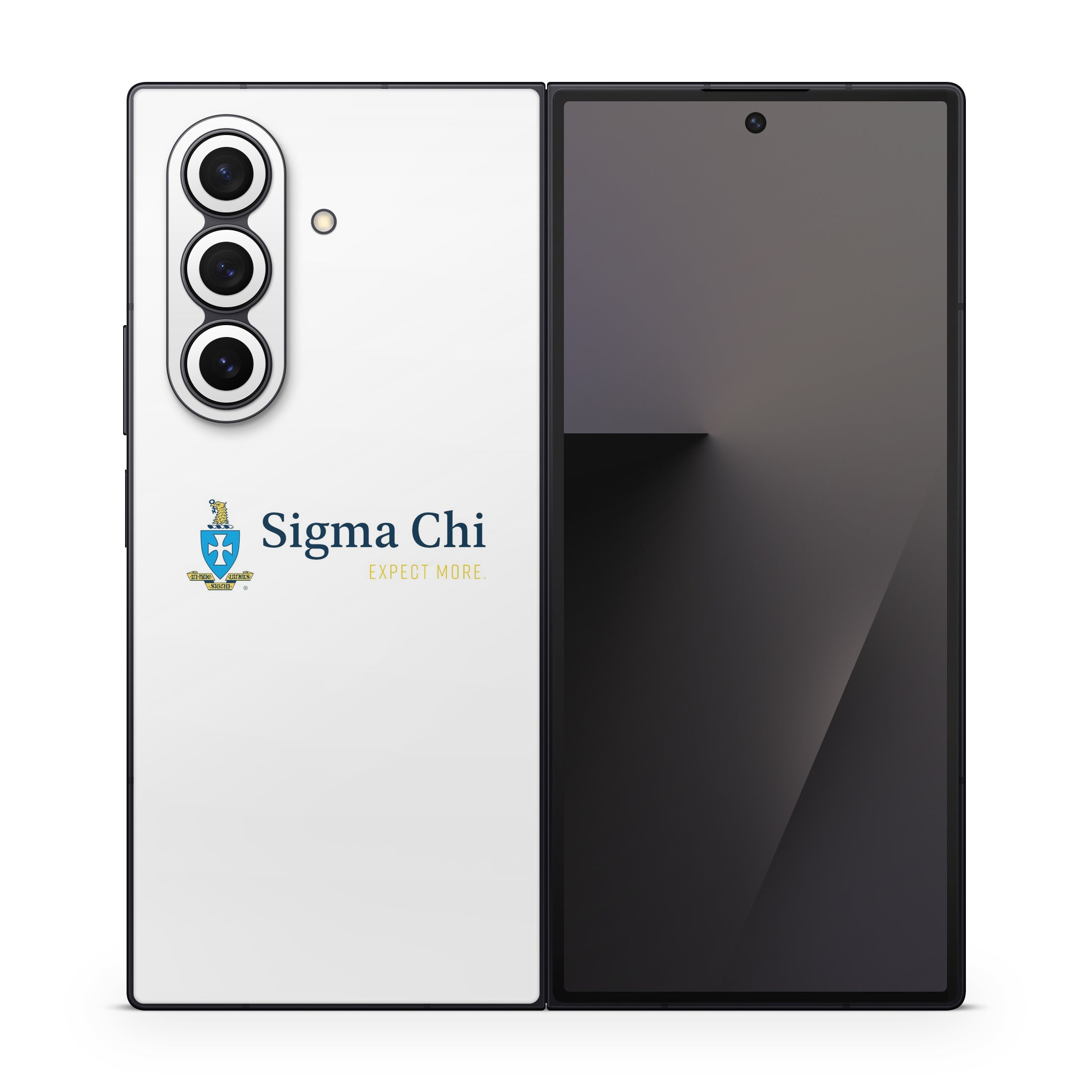 Sigma Chi Logo White - Samsung Galaxy Z Fold7 Skin