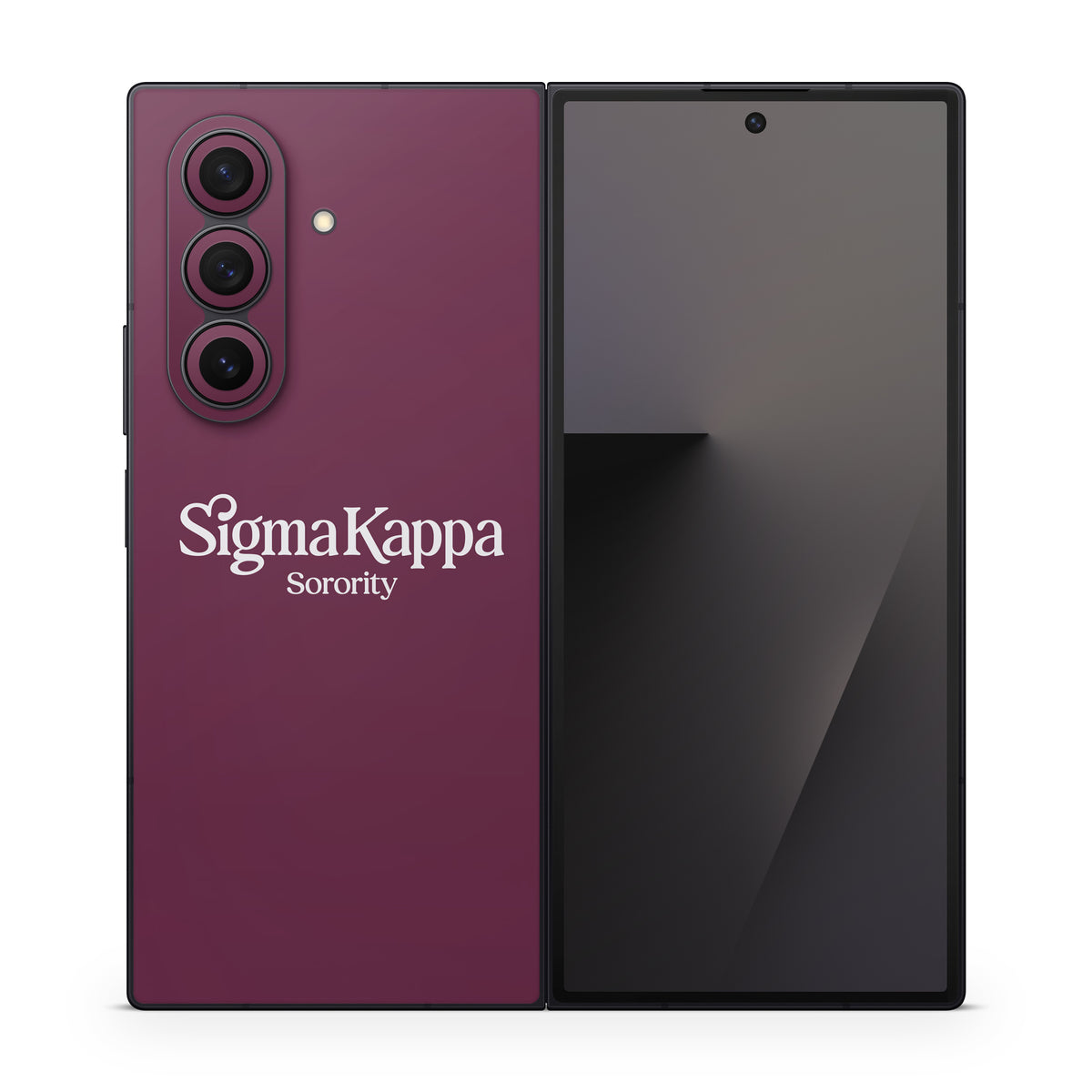 Sigma Kappa Sorority Logo Dove Love on Mary Maroon - Samsung Galaxy Z Fold7 Skin
