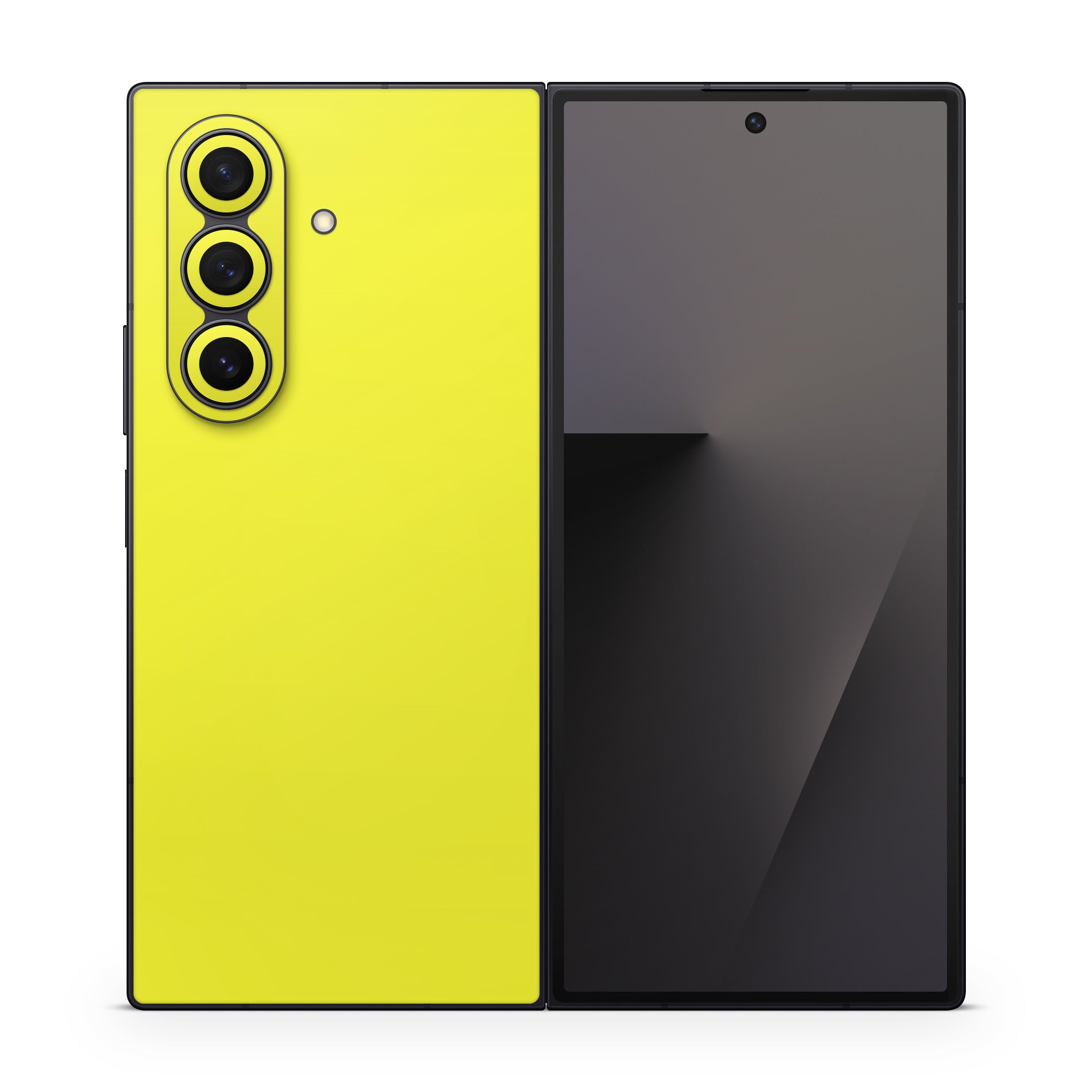 Solid State Lemon - Samsung Galaxy Z Fold7 Skin