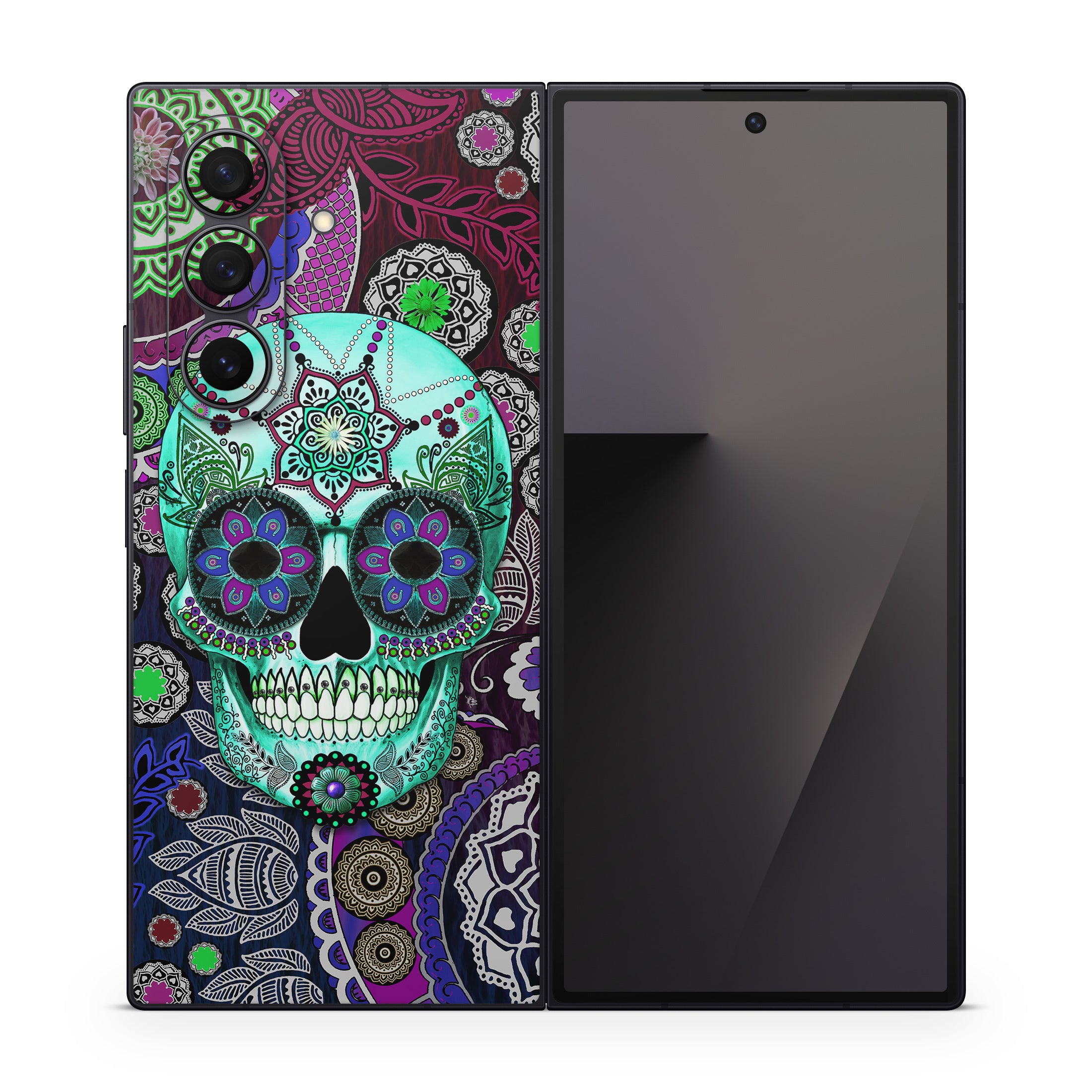 Sugar Skull Sombrero - Samsung Galaxy Z Fold7 Skin