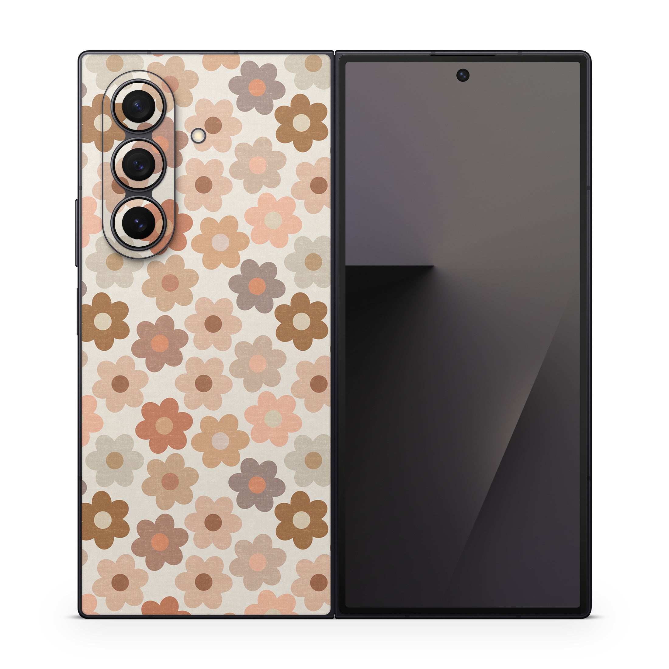 Terracotta Daisies - Samsung Galaxy Z Fold7 Skin