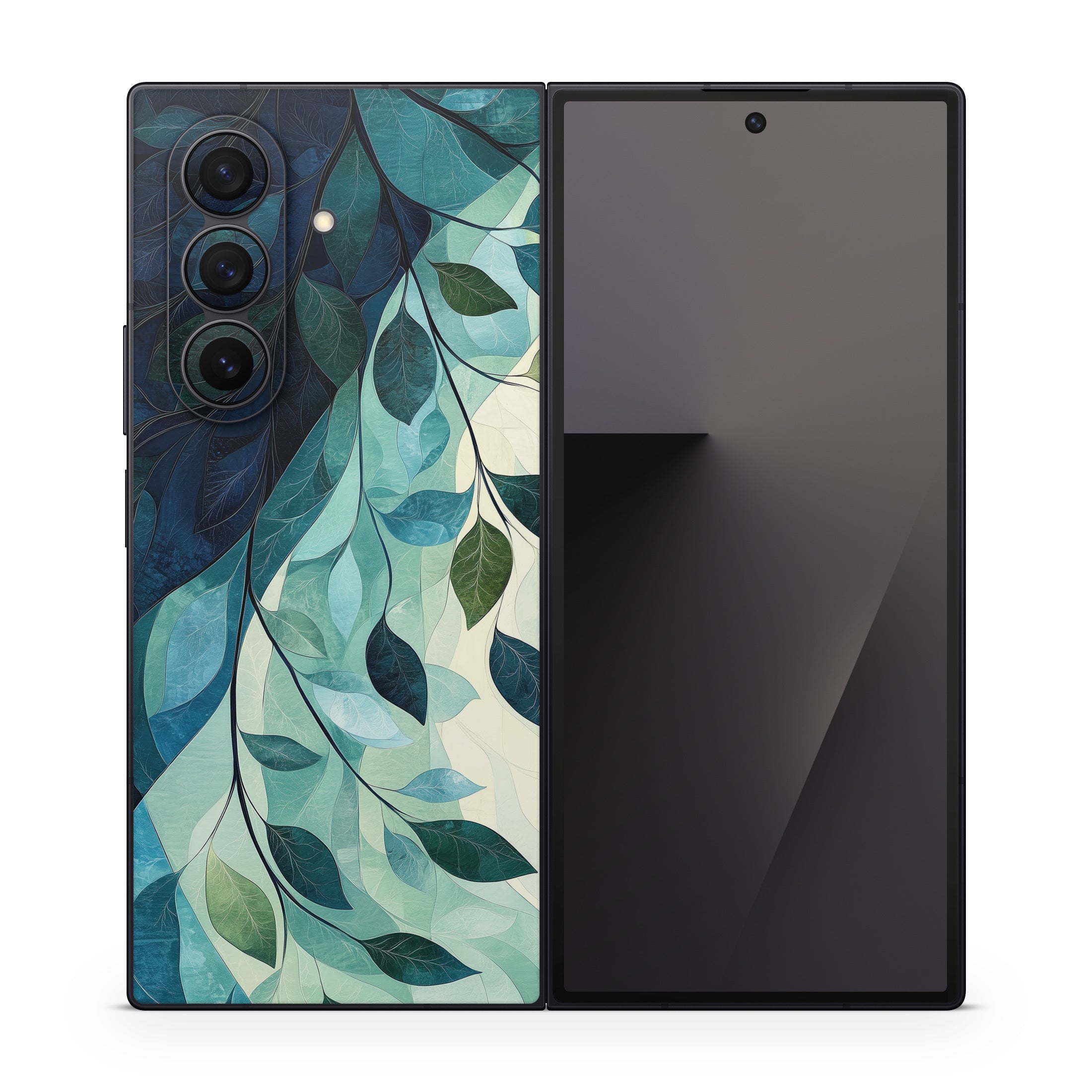 Teal and Indigo - Samsung Galaxy Z Fold7 Skin