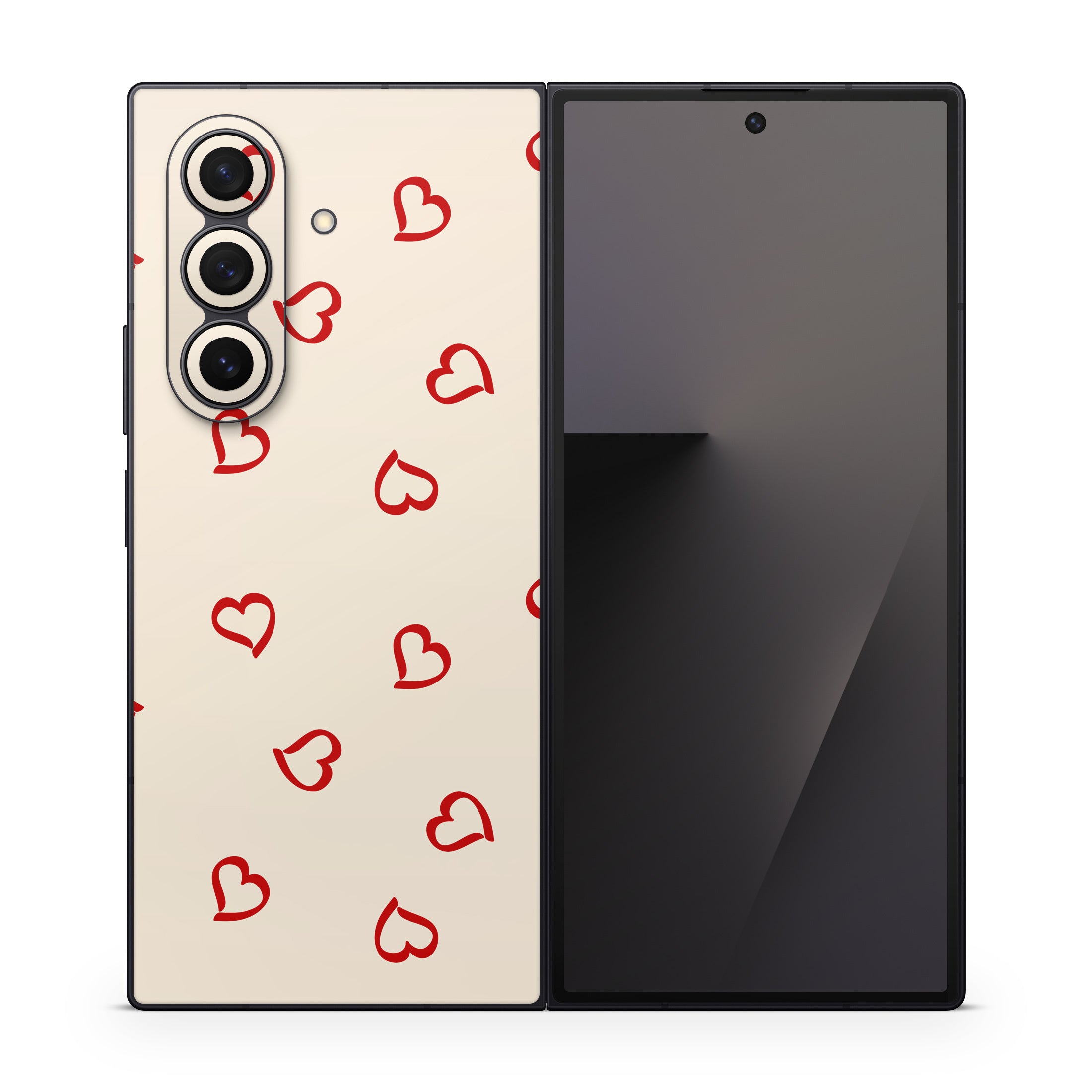 Tumbling Valentines - Samsung Galaxy Z Fold7 Skin