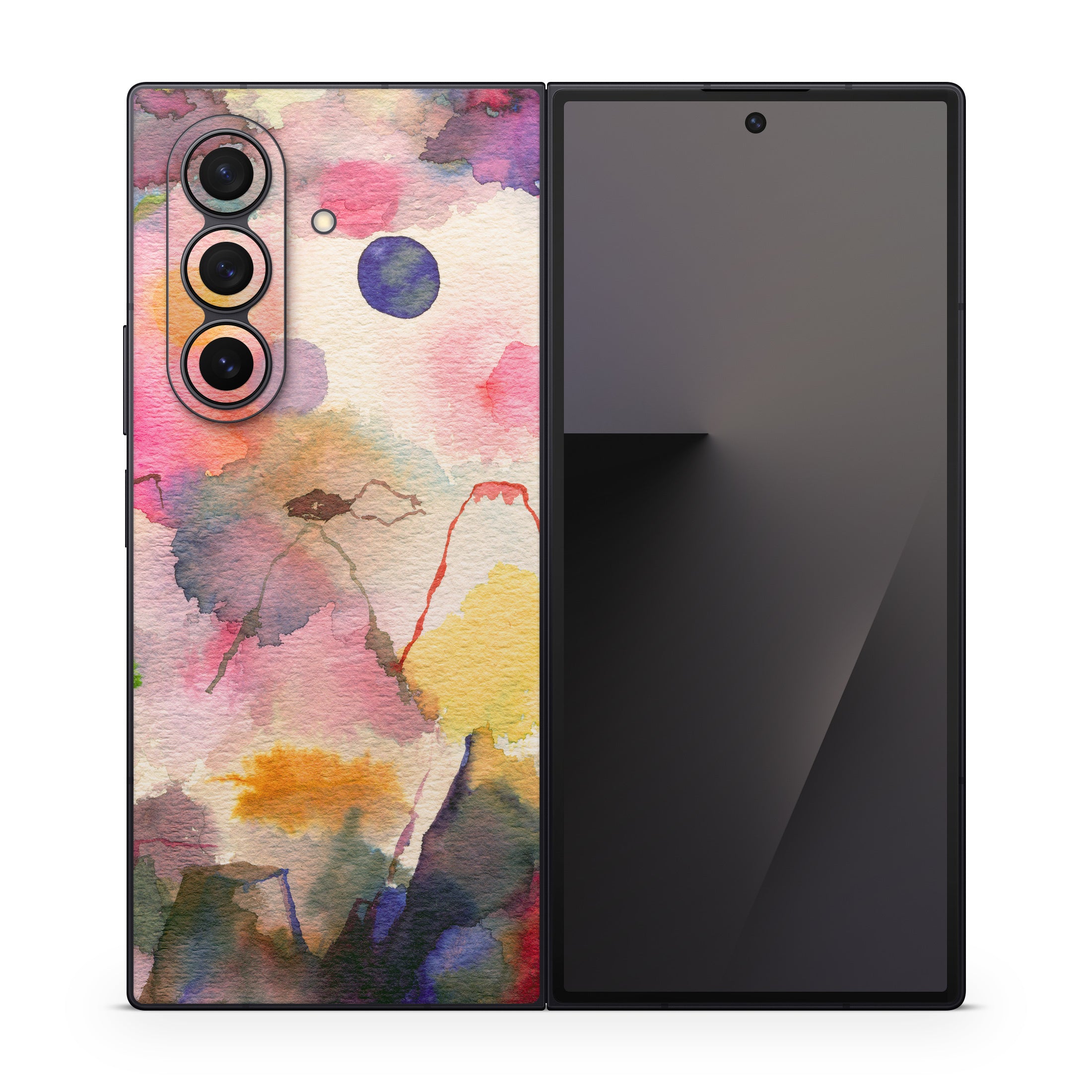 Watercolor Mountains - Samsung Galaxy Z Fold7 Skin