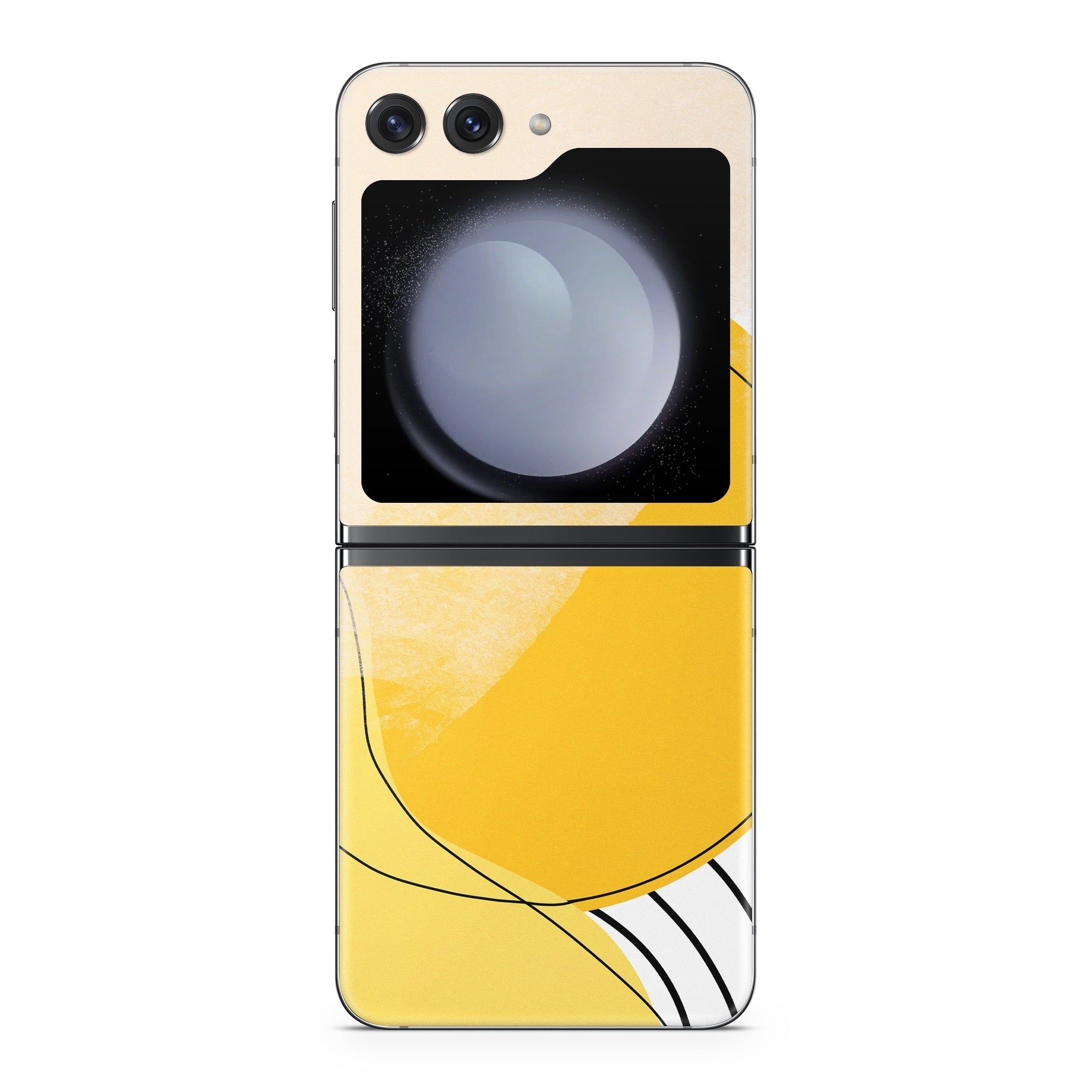 Abstract Yellow - Samsung Galaxy Z Flip5 Skin
