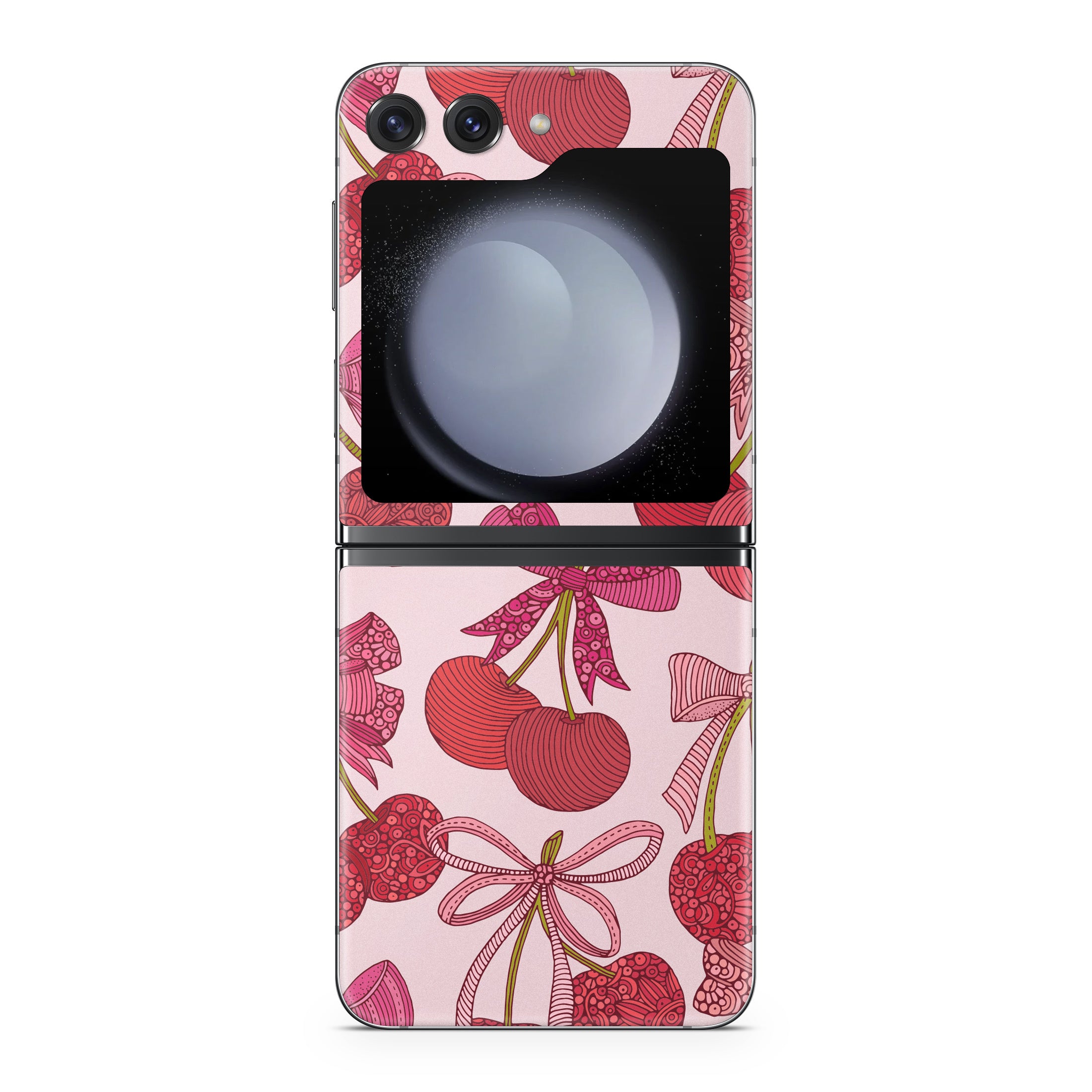 Cherry with Bows - Samsung Galaxy Z Flip5 Skin