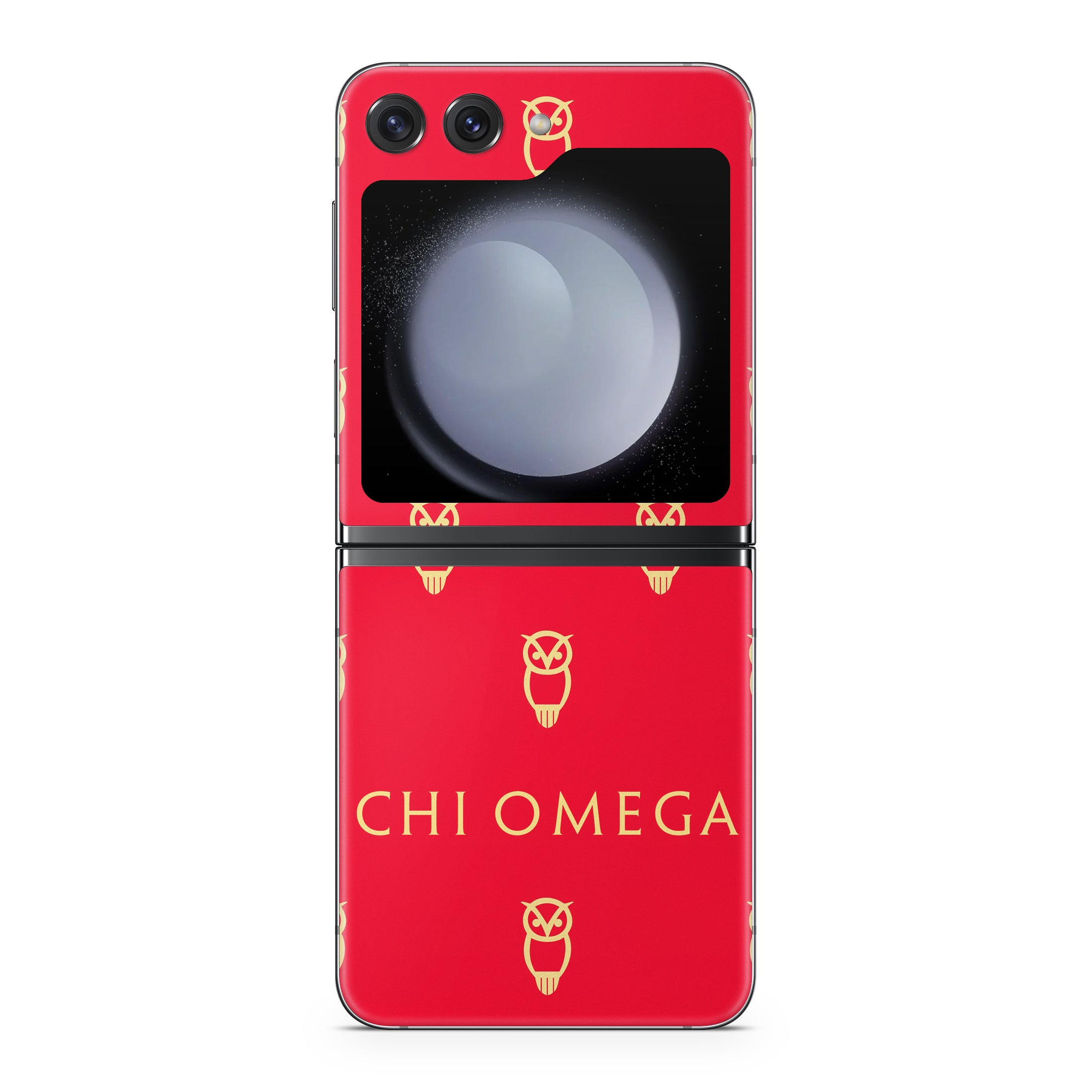 Chi Omega Owl Pattern - Samsung Galaxy Z Flip5 Skin