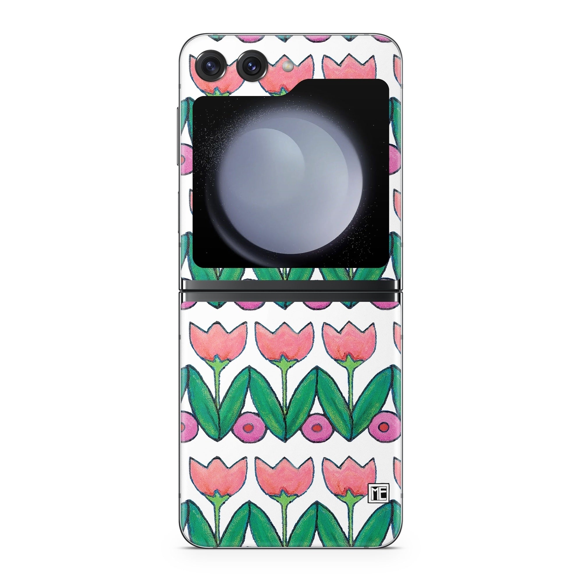 Deco Tulips - Samsung Galaxy Z Flip5 Skin