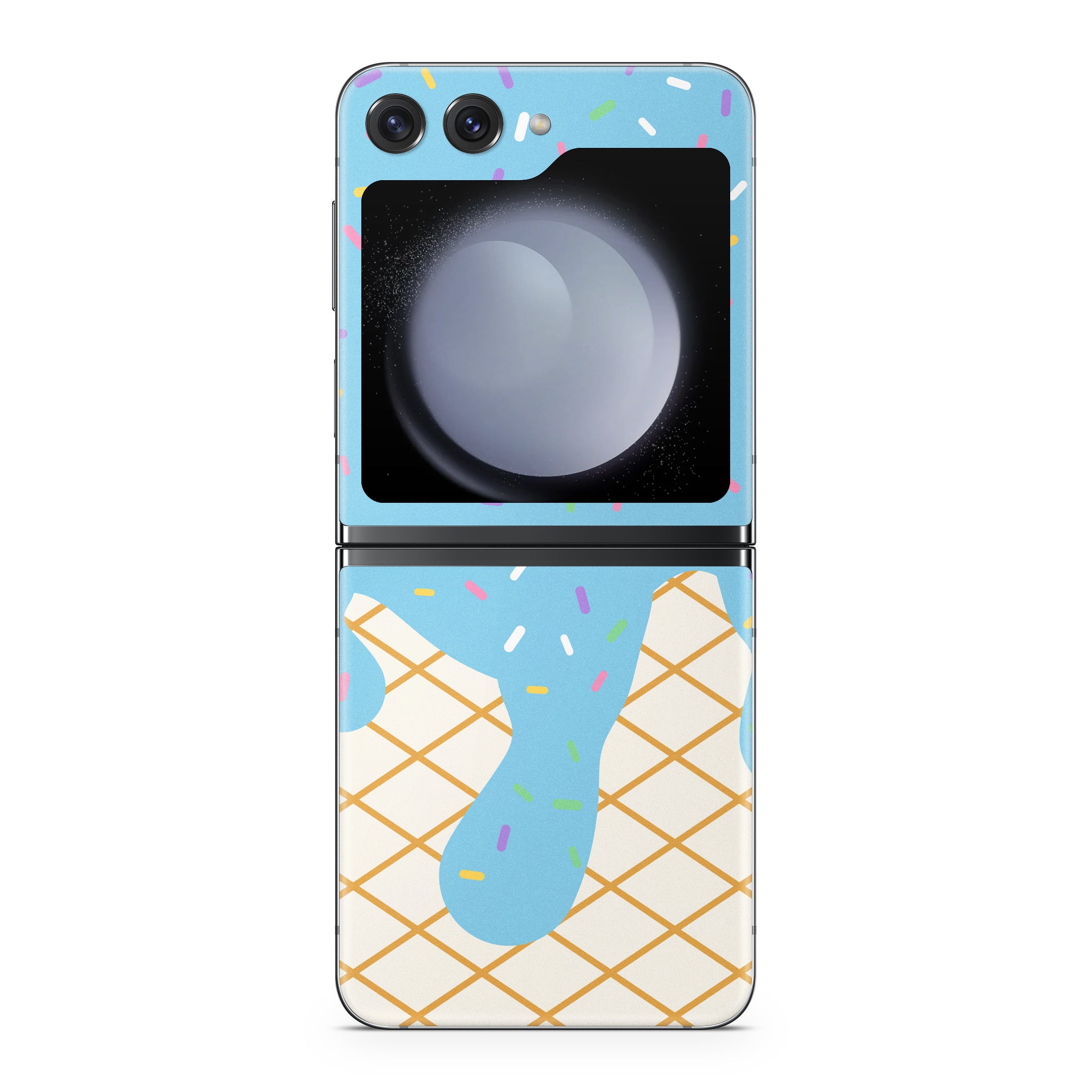 Cotton Candy Ice Cream Drip - Samsung Galaxy Z Flip5 Skin