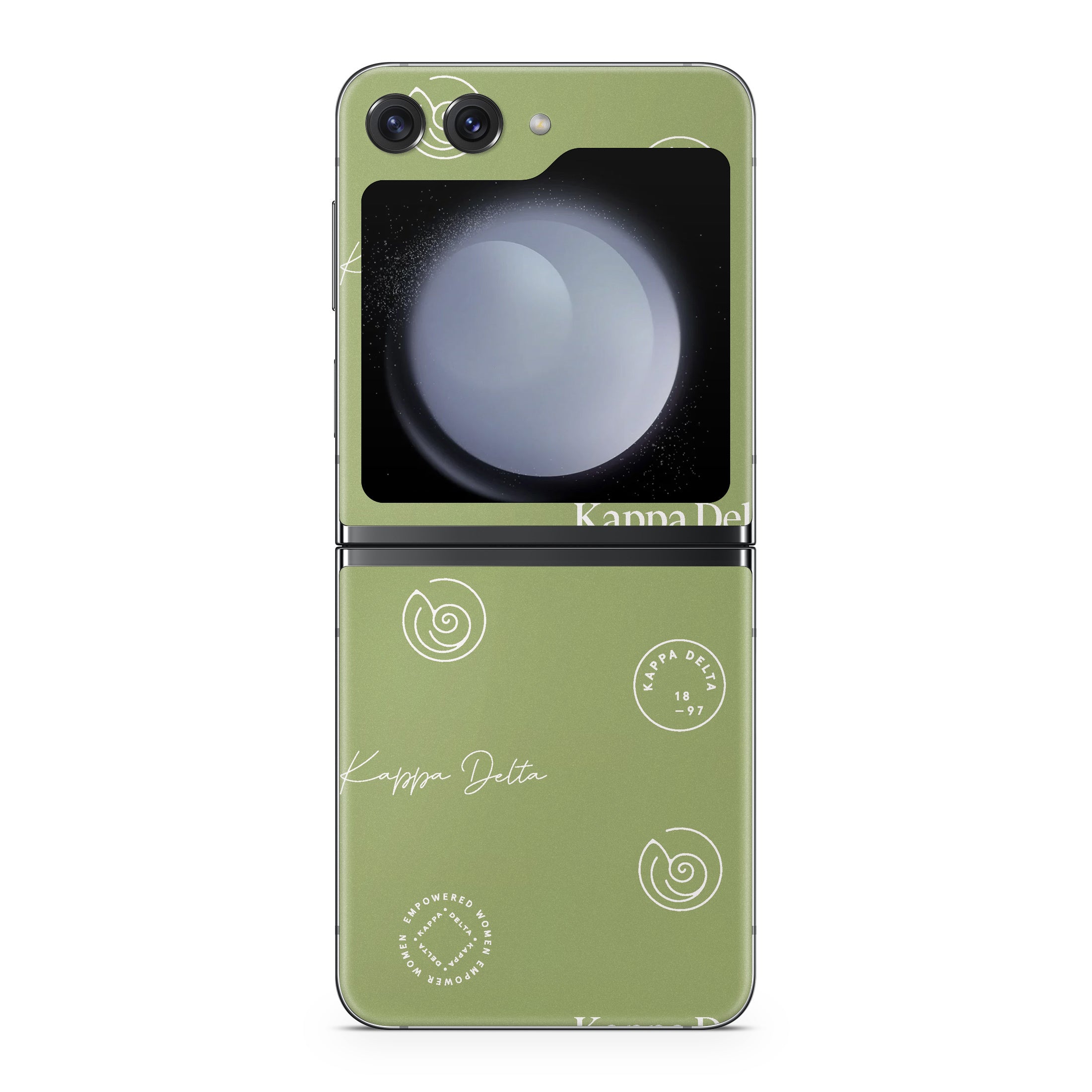 Kappa Delta Pattern - Samsung Galaxy Z Flip5 Skin