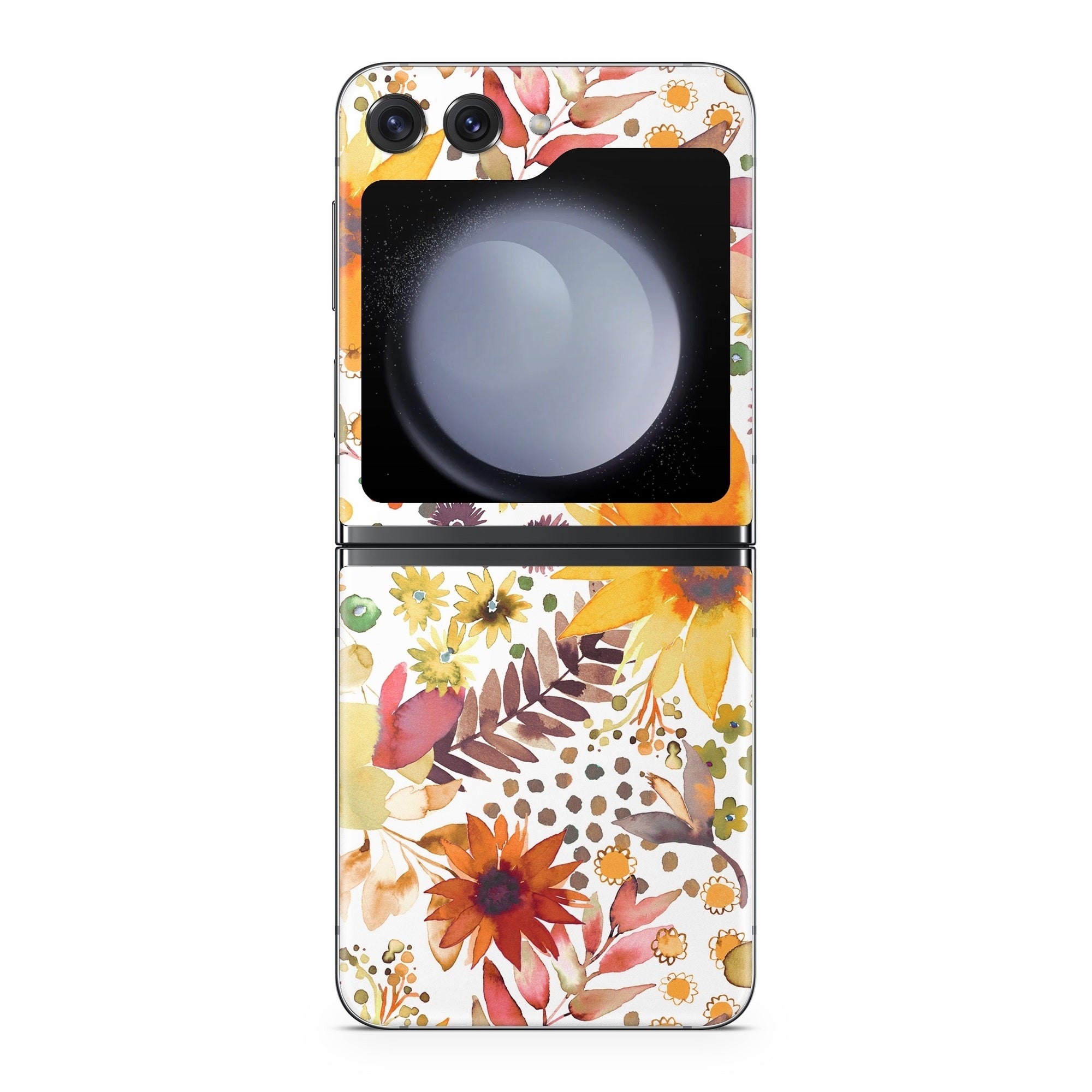Summer Watercolor Sunflowers - Samsung Galaxy Z Flip5 Skin
