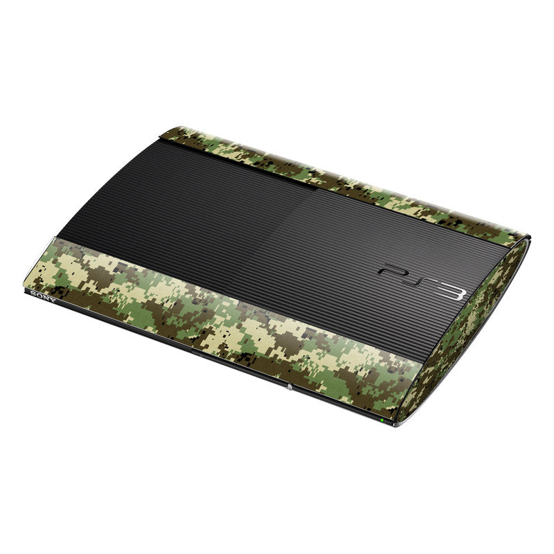 Digital Woodland Camo - Sony PS3 Super Slim Skin