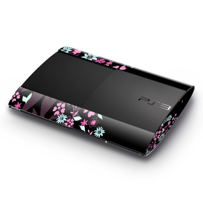 Dark Flowers - Sony PS3 Super Slim Skin