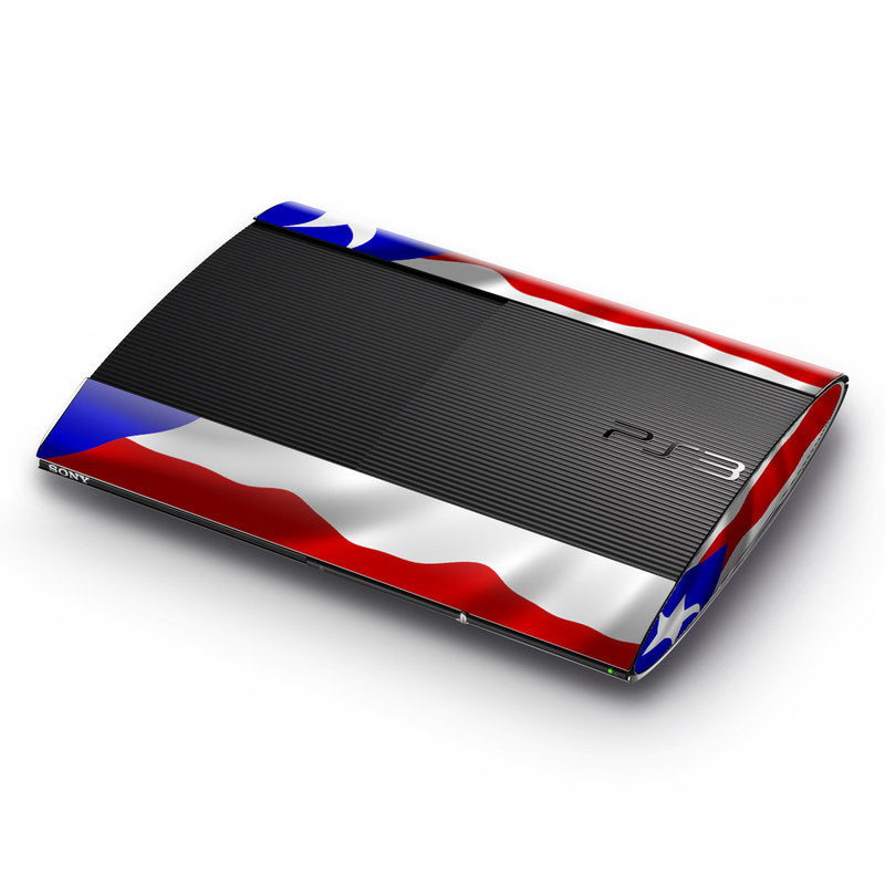 Puerto Rican Flag - Sony PS3 Super Slim Skin