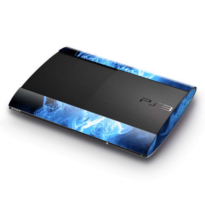 Blue Quantum Waves - Sony PS3 Super Slim Skin