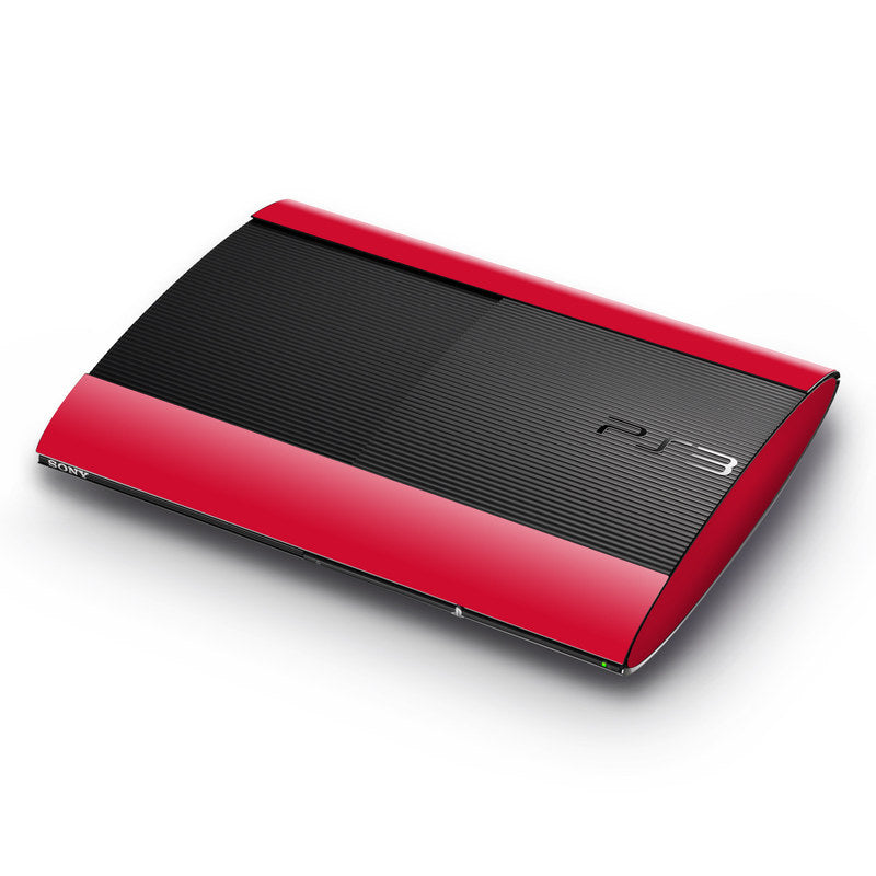 Solid State Red - Sony PS3 Super Slim Skin