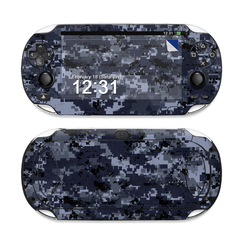 Digital Navy Camo - Sony PS Vita Skin