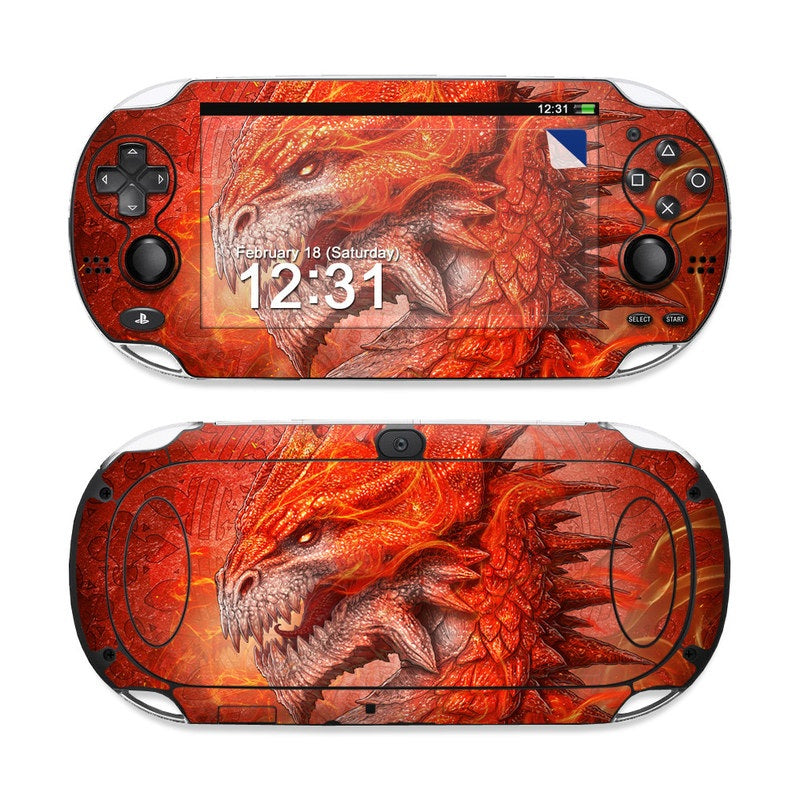 Flame Dragon - Sony PS Vita Skin