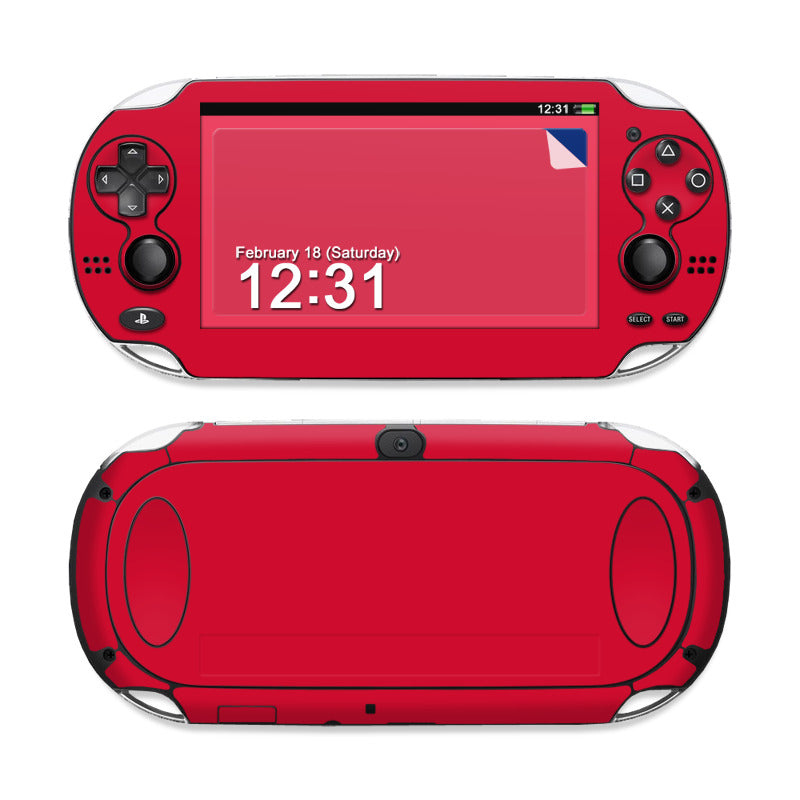 Solid State Red - Sony PS Vita Skin