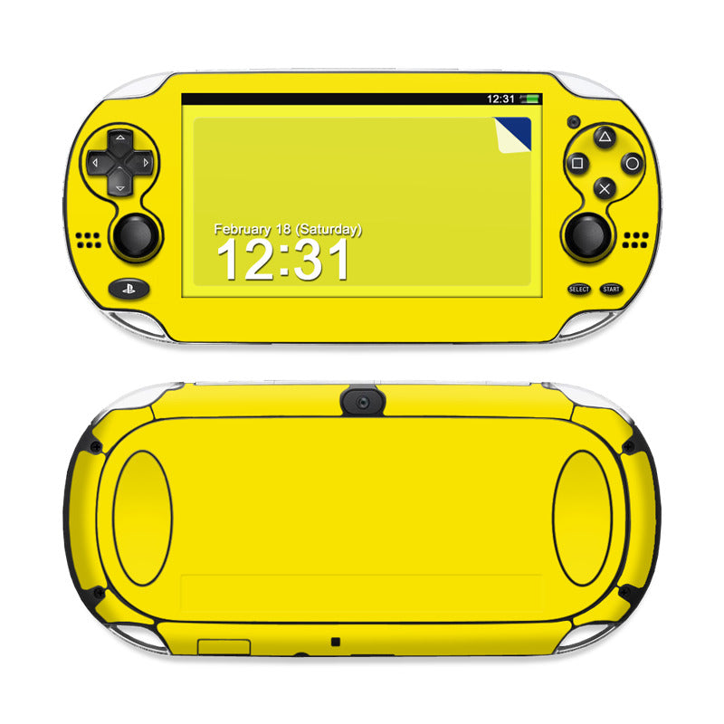 Solid State Yellow - Sony PS Vita Skin
