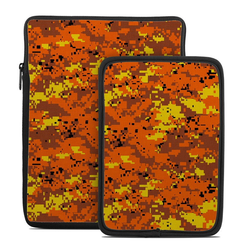 Digital Orange Camo - Tablet Sleeve