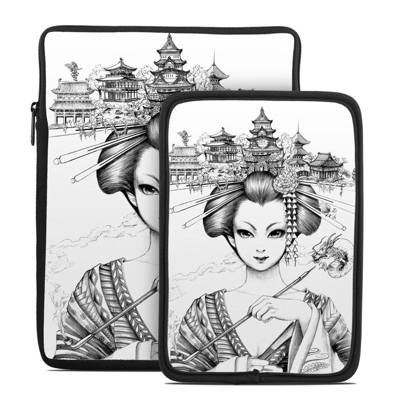 Geisha Sketch - Tablet Sleeve