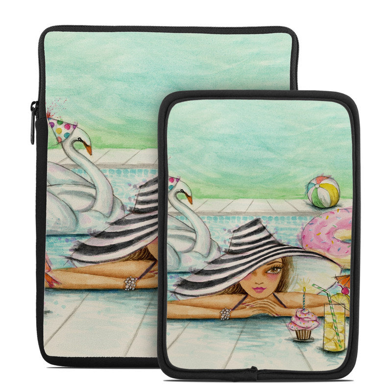 Delphine at the Pool Party - Tablet Sleeve