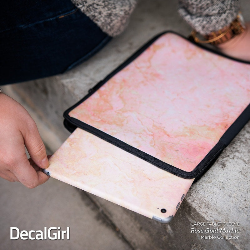 Rose Gold Marble - Tablet Sleeve