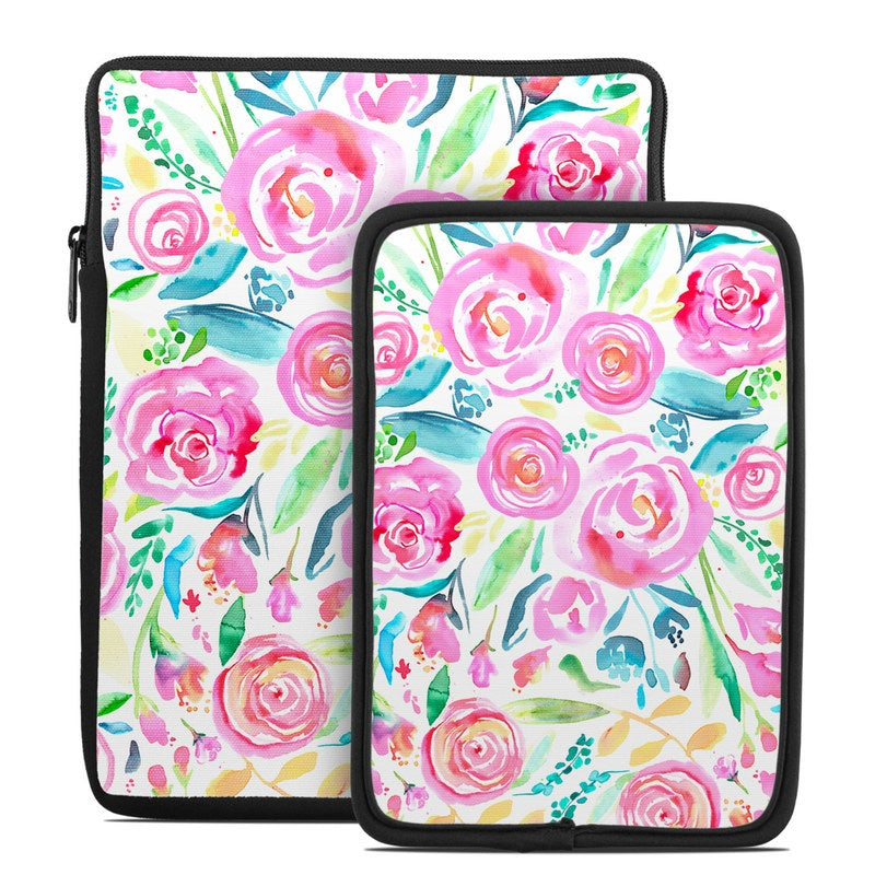 Watercolor Roses - Tablet Sleeve