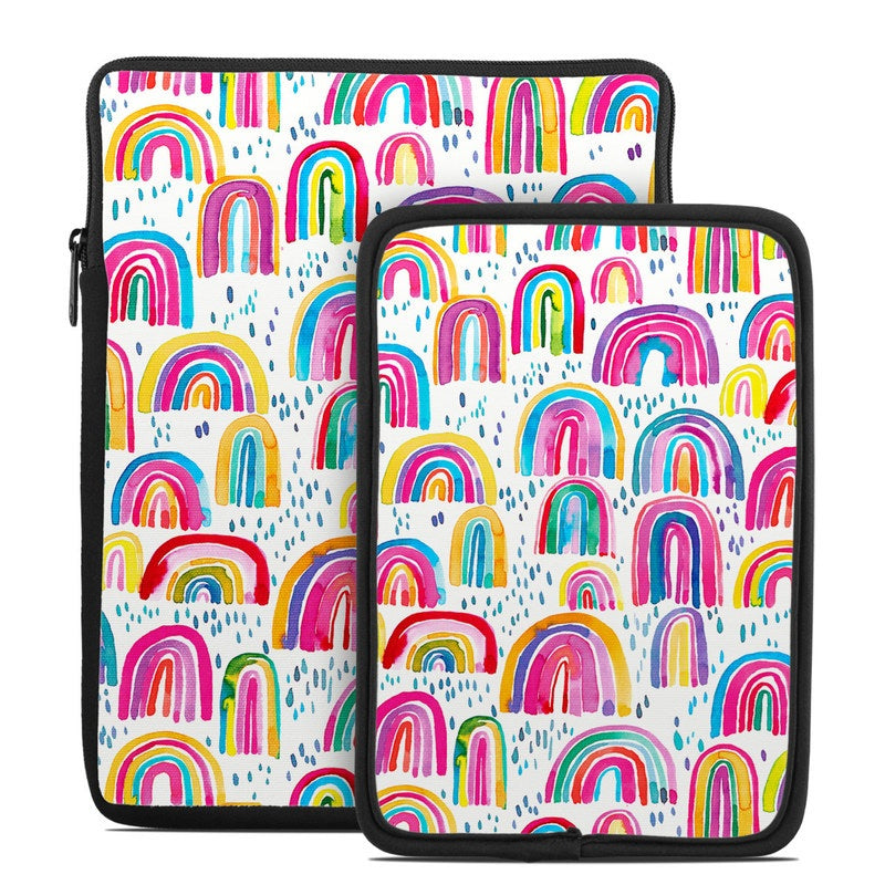 Watercolor Rainbows - Tablet Sleeve