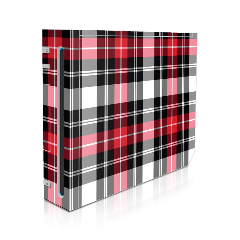 Red Plaid - Nintendo Wii Skin