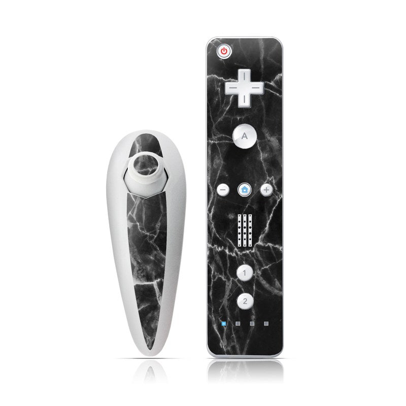 Black Marble - Nintendo Wii Nunchuk Skin