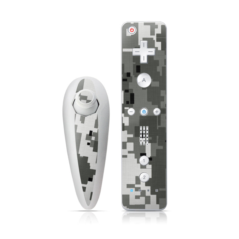 Digital Urban Camo - Nintendo Wii Nunchuk Skin