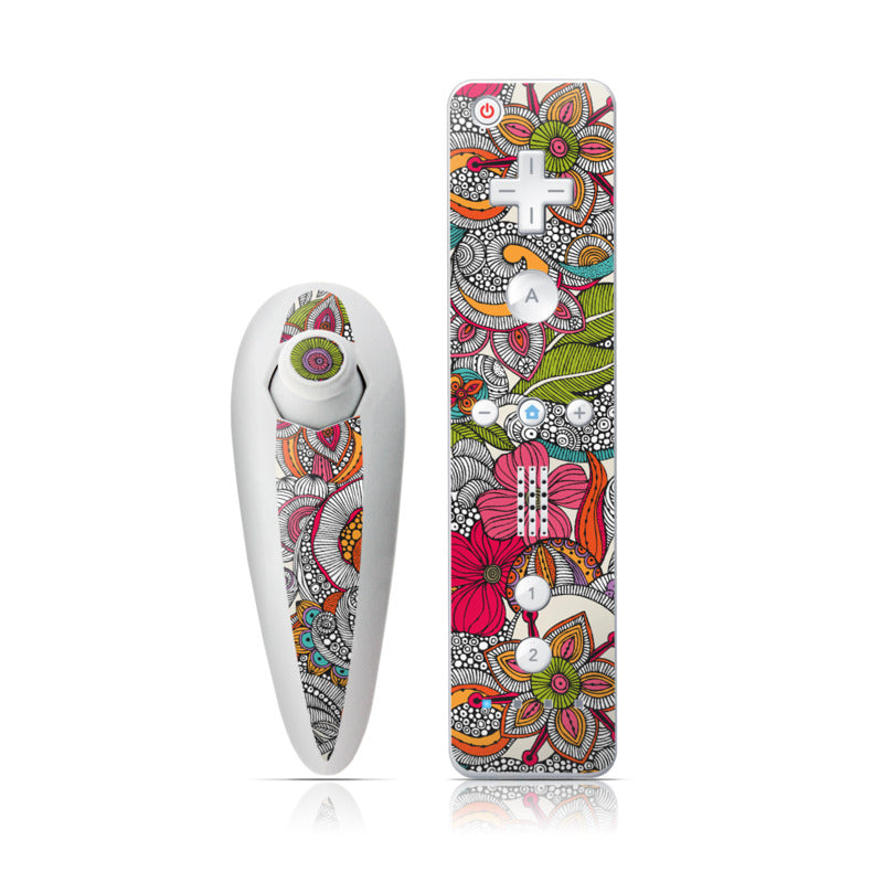 Doodles Color - Nintendo Wii Nunchuk Skin