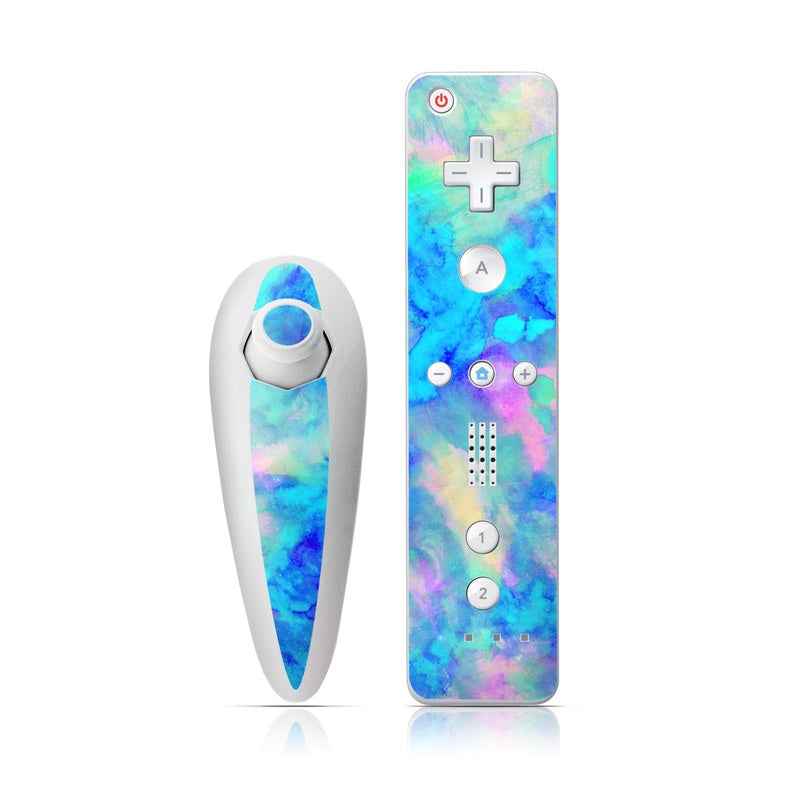 Electrify Ice Blue - Nintendo Wii Nunchuk Skin