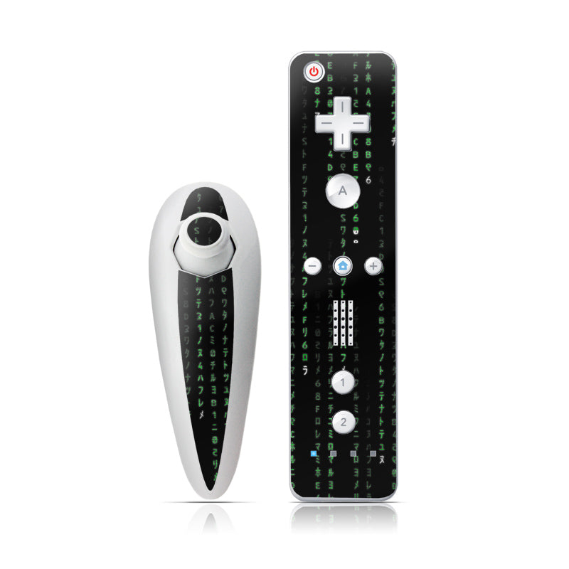 Matrix Style Code - Nintendo Wii Nunchuk Skin