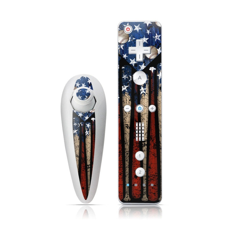 Old Glory - Nintendo Wii Nunchuk Skin