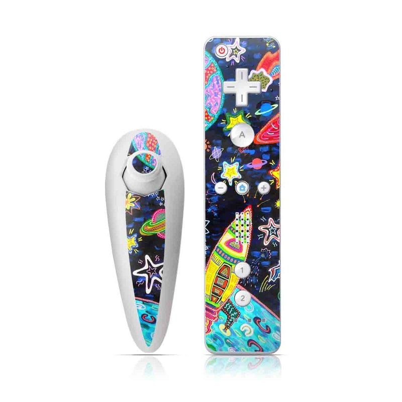 Out to Space - Nintendo Wii Nunchuk Skin