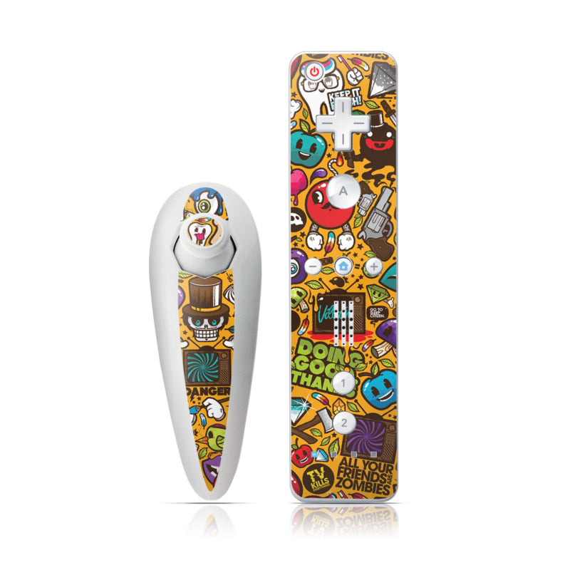 Psychedelic - Nintendo Wii Nunchuk Skin