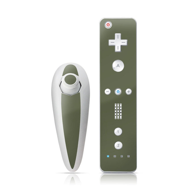 Solid State Olive Drab - Nintendo Wii Nunchuk Skin