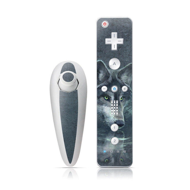 Wolf Reflection - Nintendo Wii Nunchuk Skin