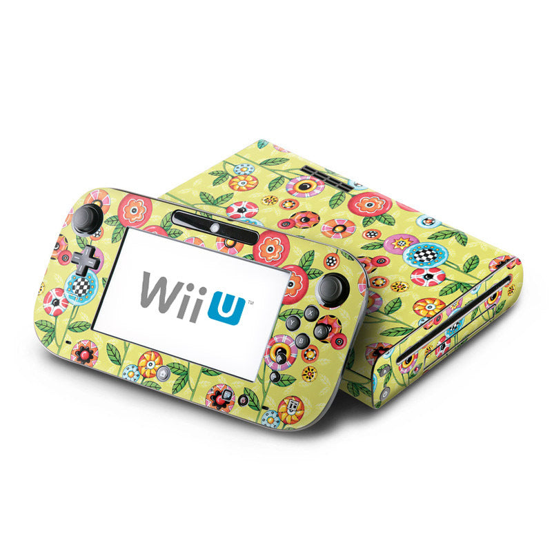 Button Flowers - Nintendo Wii U Skin
