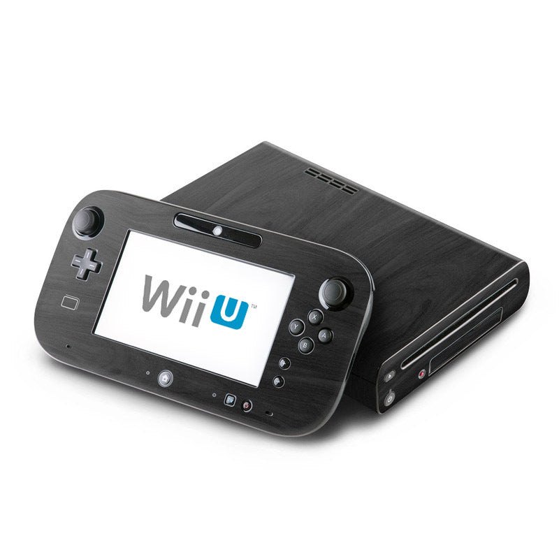 Black Woodgrain - Nintendo Wii U Skin