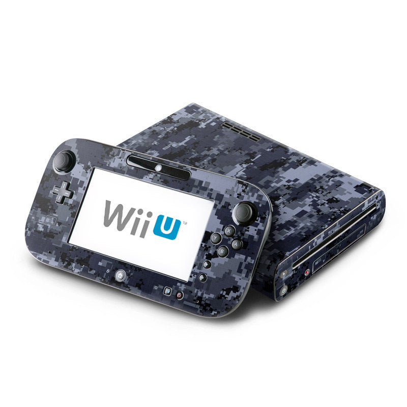 Digital Navy Camo - Nintendo Wii U Skin