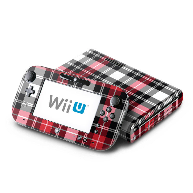 Red Plaid - Nintendo Wii U Skin