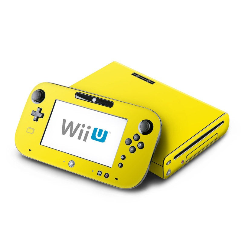 Solid State Yellow - Nintendo Wii U Skin
